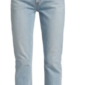 Agolde Merrel Mid-Rise Straight Leg Jeans - size 25